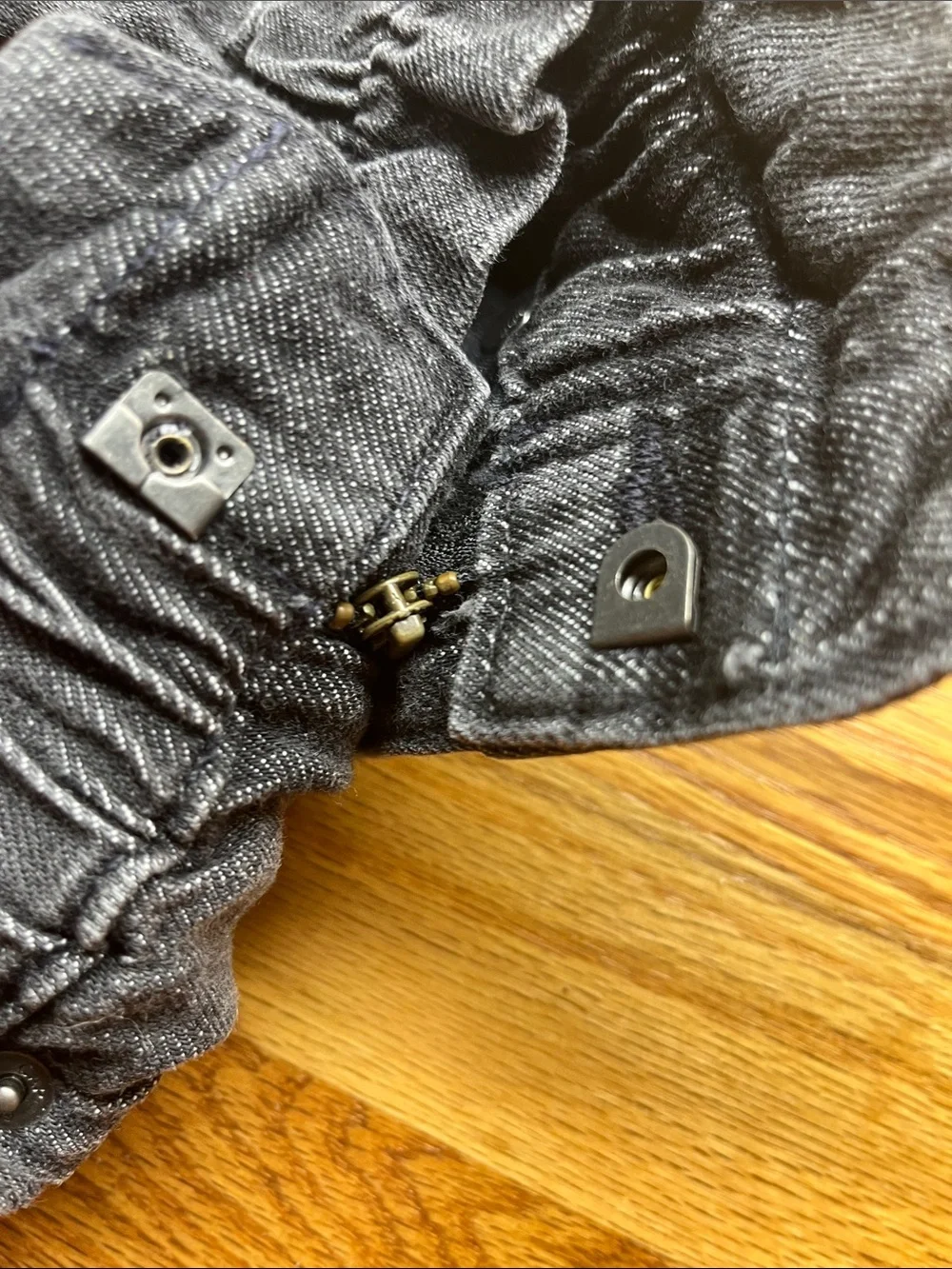 GAP Black Denim Mini Skirt Girls 6-7 NWT